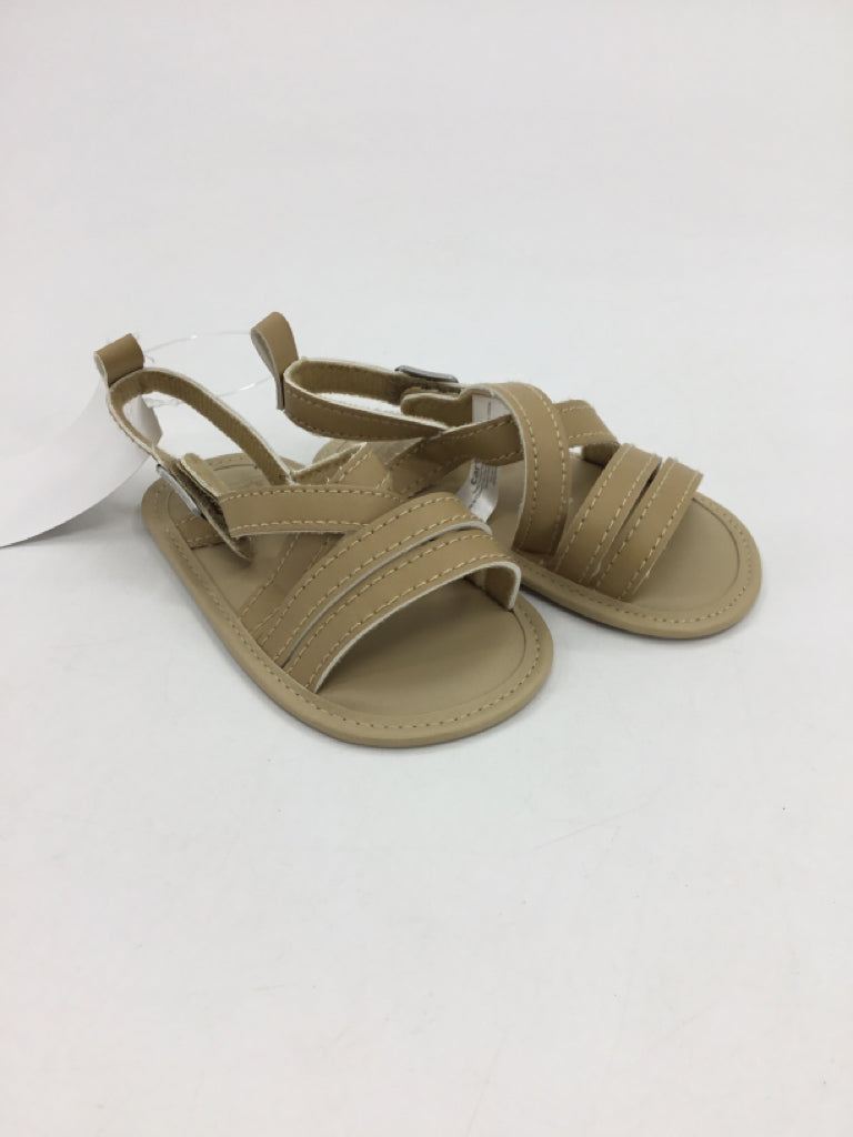 Carter's Child Size 3 Toddler Brown Sandals/Flip Flops