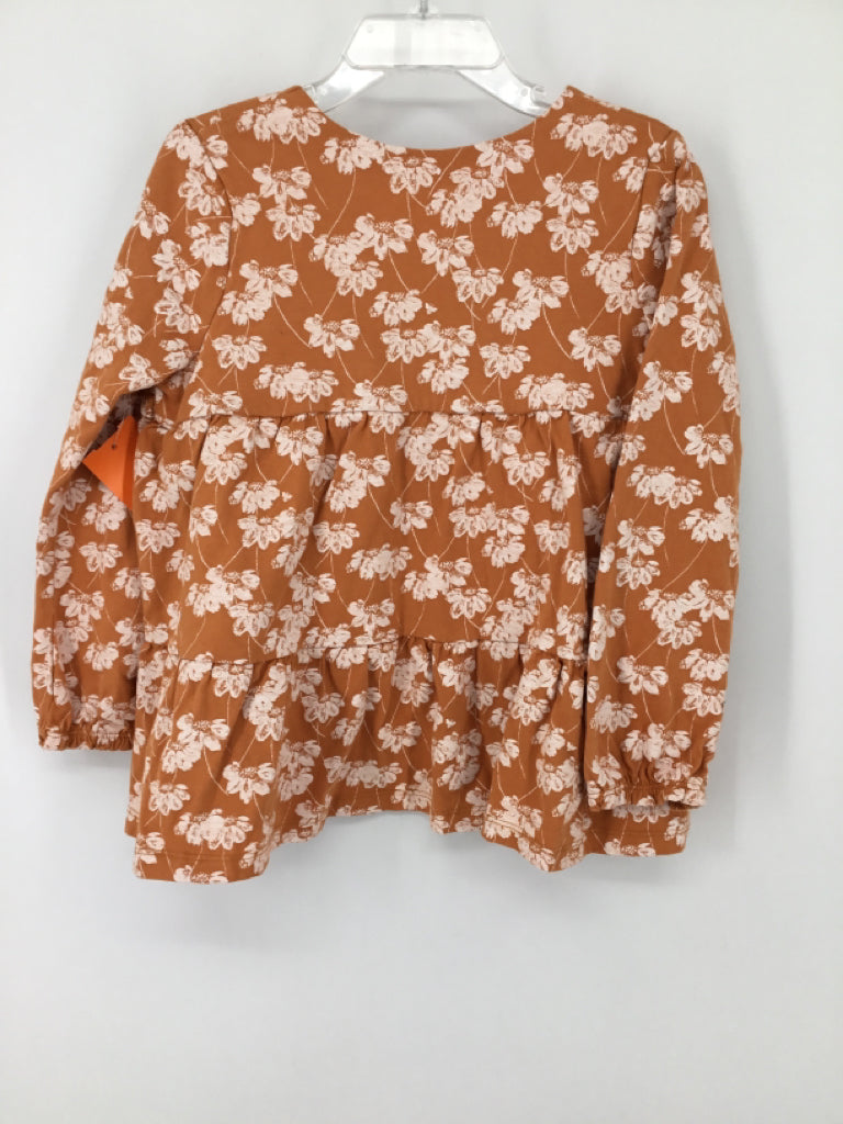 Burt's Bees Baby Child Size 4 Yellow Shirt - girls