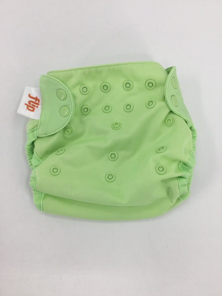 Flip Child Size One Size Green Solid Cover Cloth Diaper