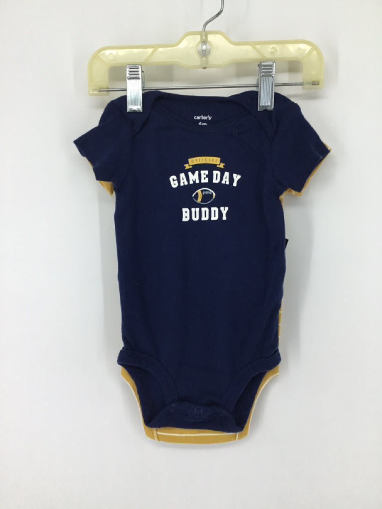 Carter's Child Size 6 Months Navy Onesie