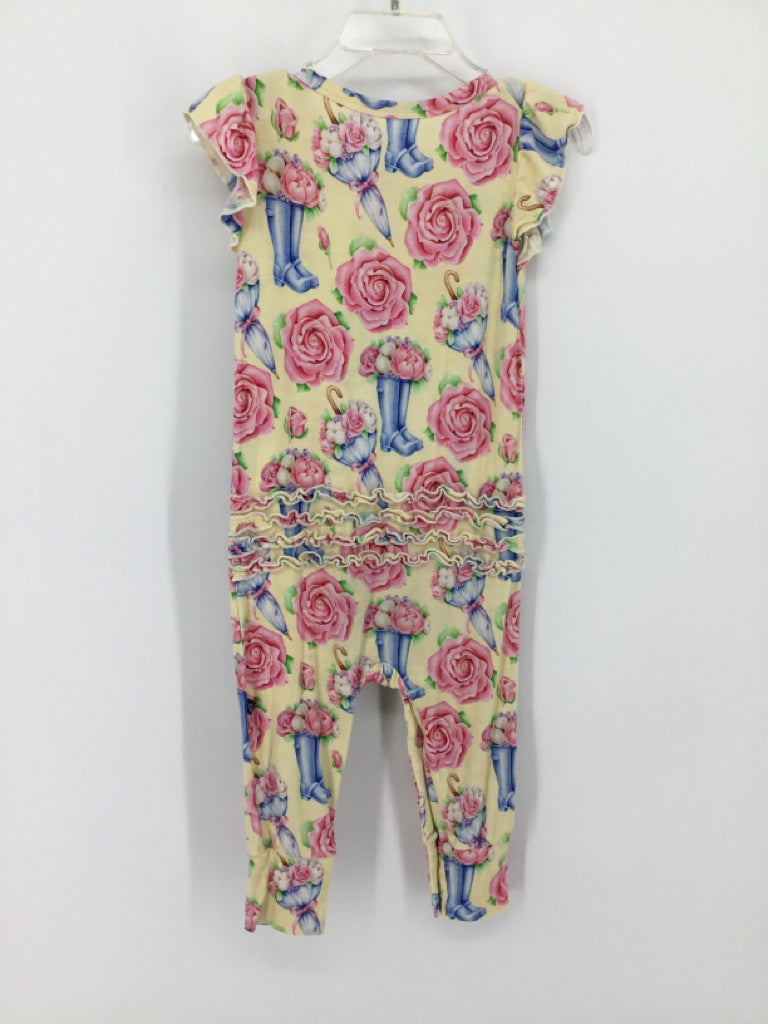 Lev Baby Child Size 18-24 Months Yellow Outfit - girls