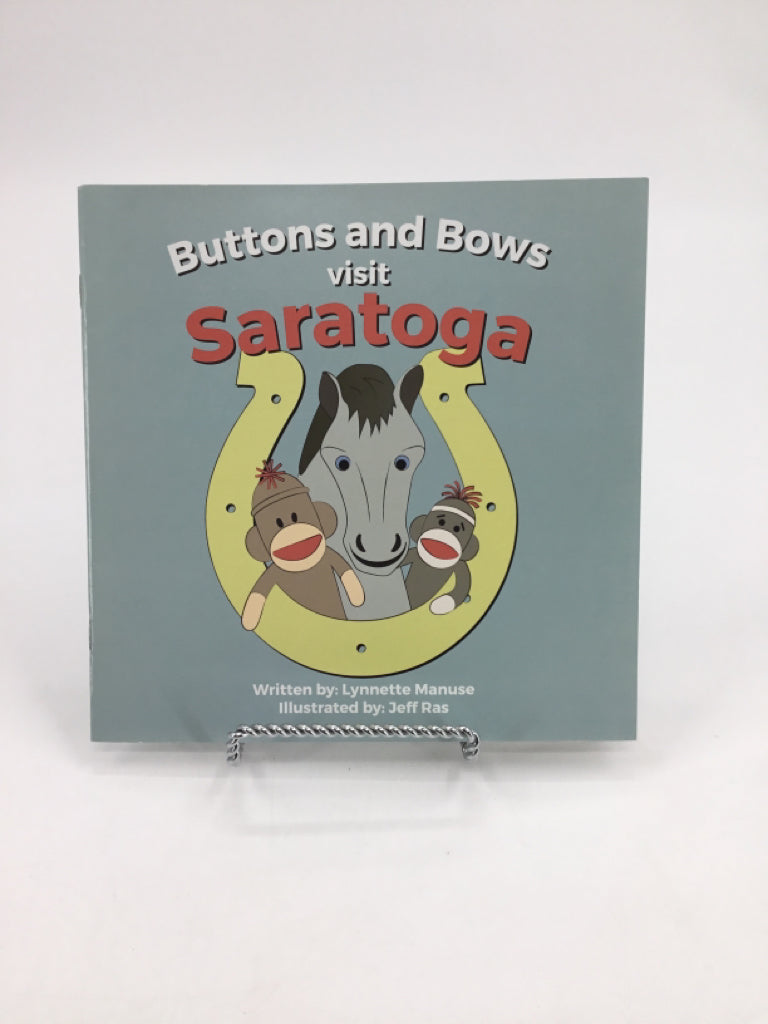 Butons and Bows Visit Sarataga Paperback Book