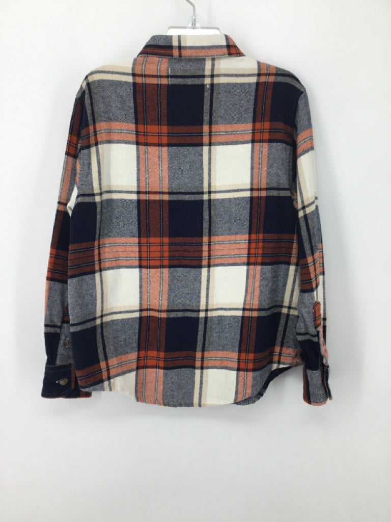 Old Navy Child Size 6 Multi-Color Plaid Shirt - boys