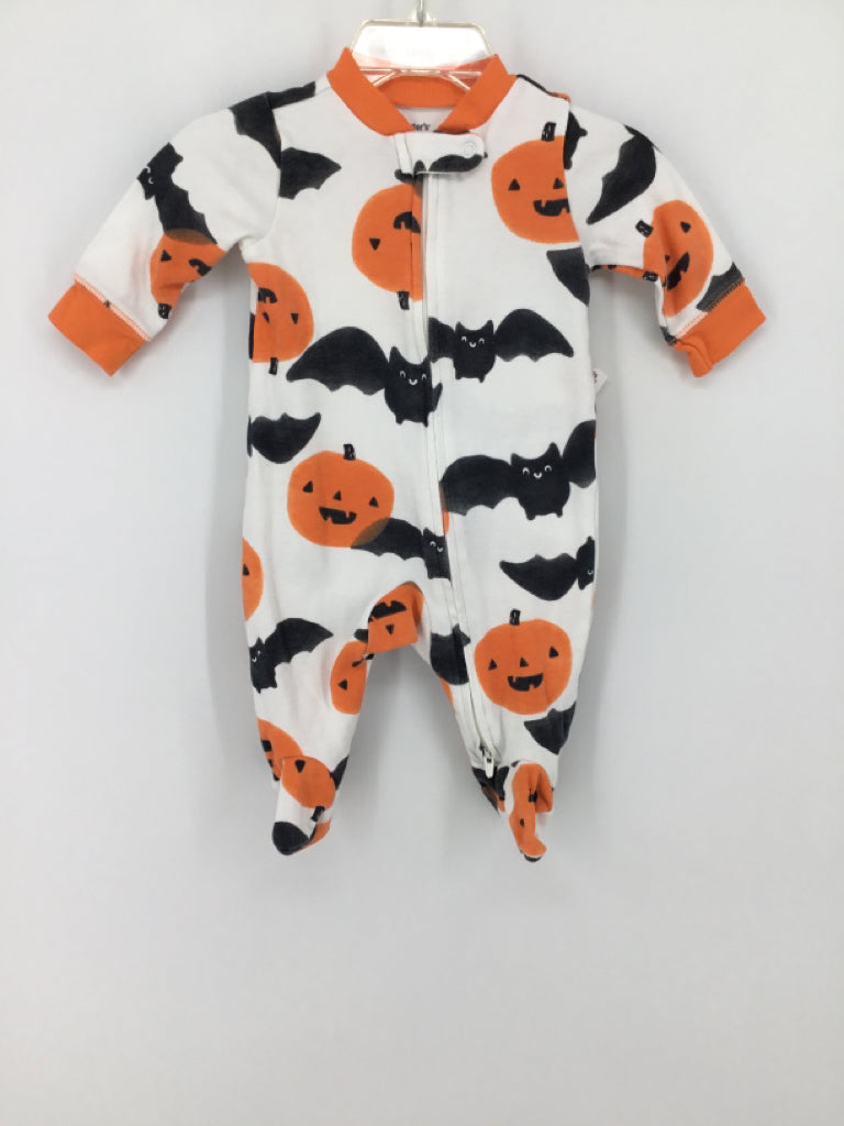 Carter's Child Size 3 Months Orange Halloween Sleeper