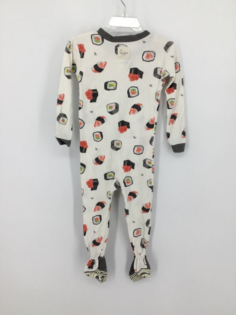 Burt's Bees Baby Child Size 24 Months Gray Sleepers