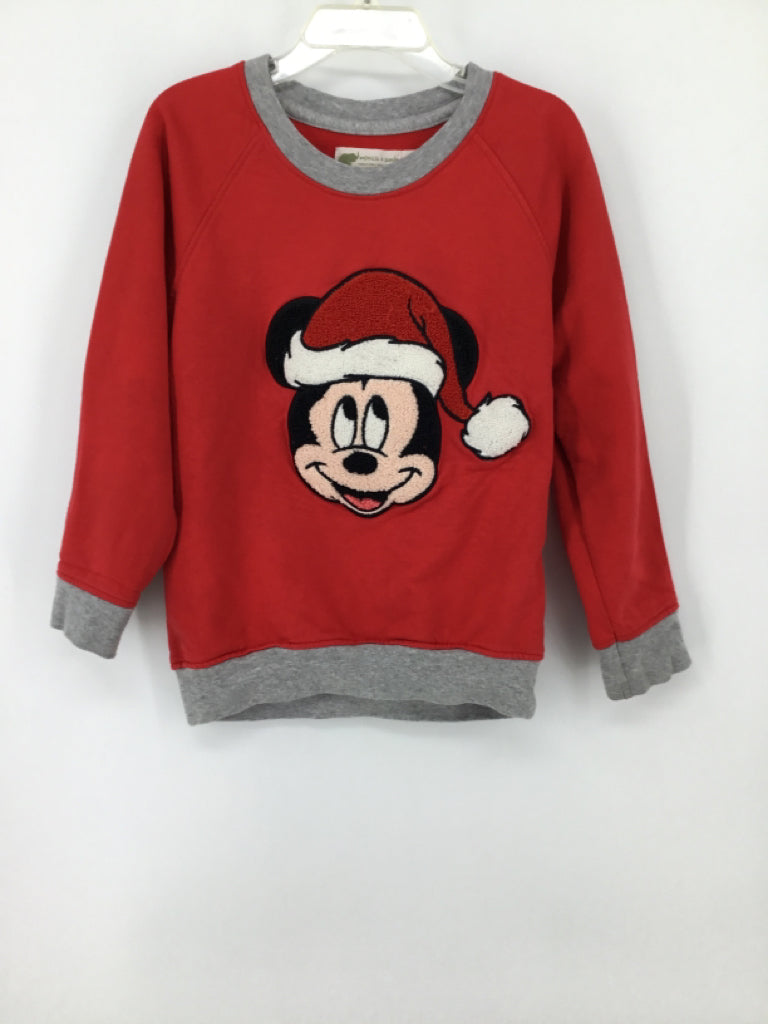 Monica + Andy Child Size 5 Red Christmas Sweatshirt