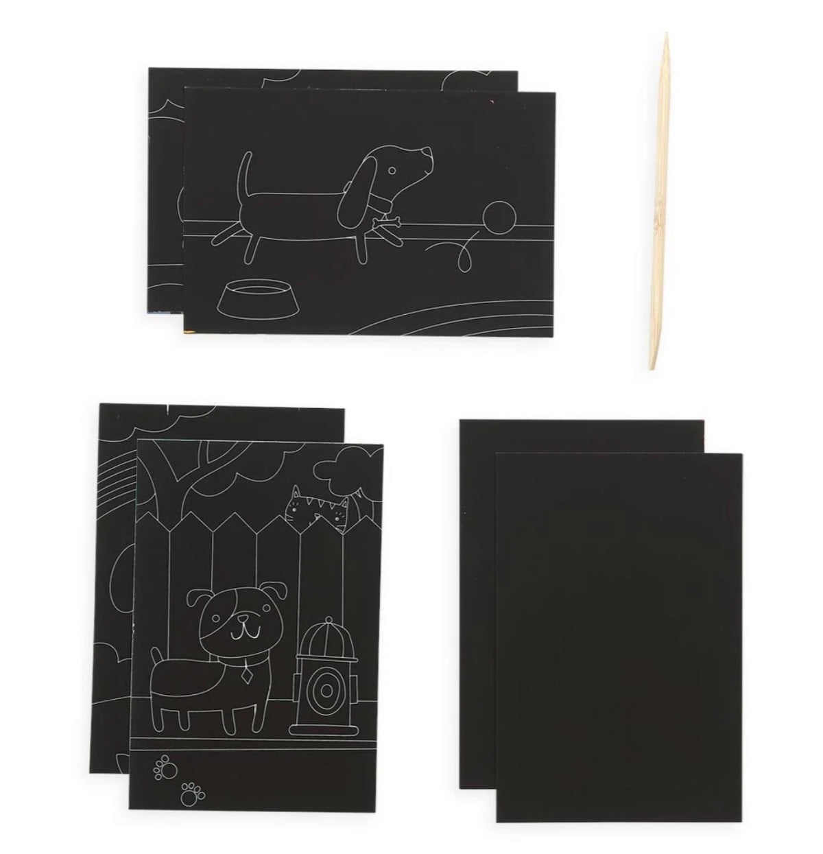 Ooly - Playful Pups Scratch and Scribble Art Kits