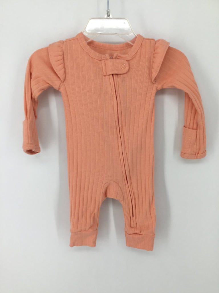 Carter's Child Size Newborn Peach Pajamas - girls