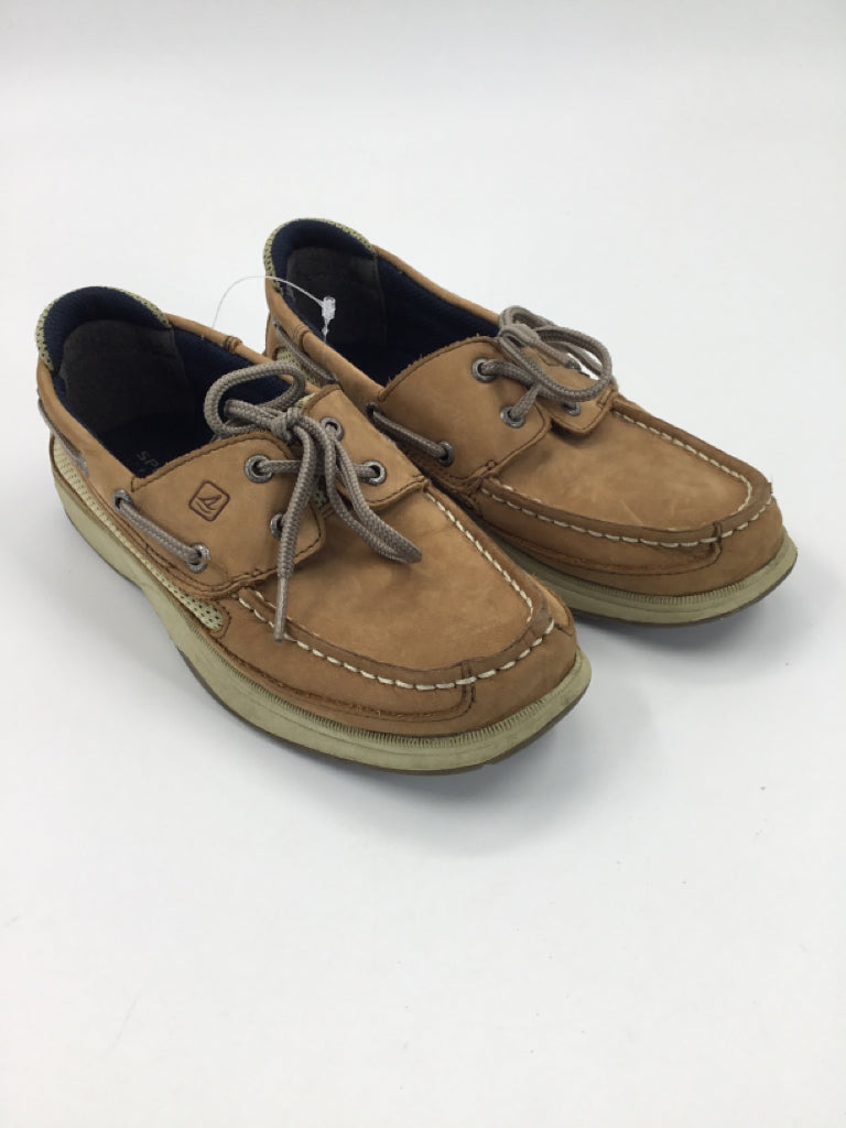 Sperry Child Size 3 Youth Brown Dress Shoes