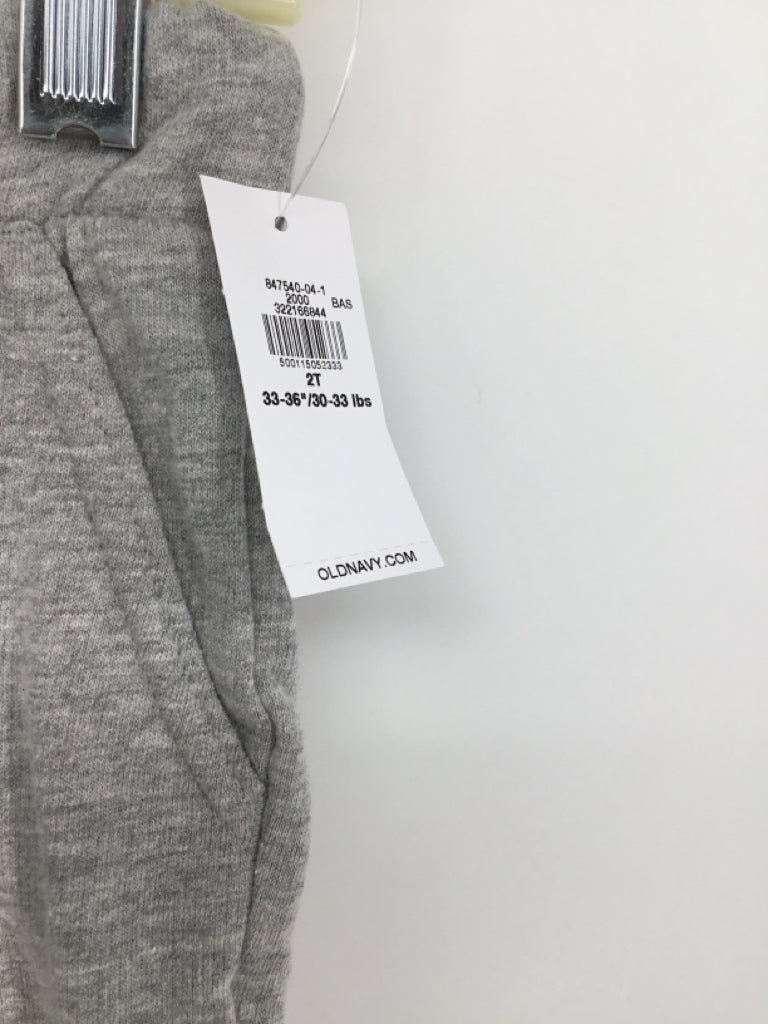 Old Navy Child Size 2 Gray Solid Pants - boys