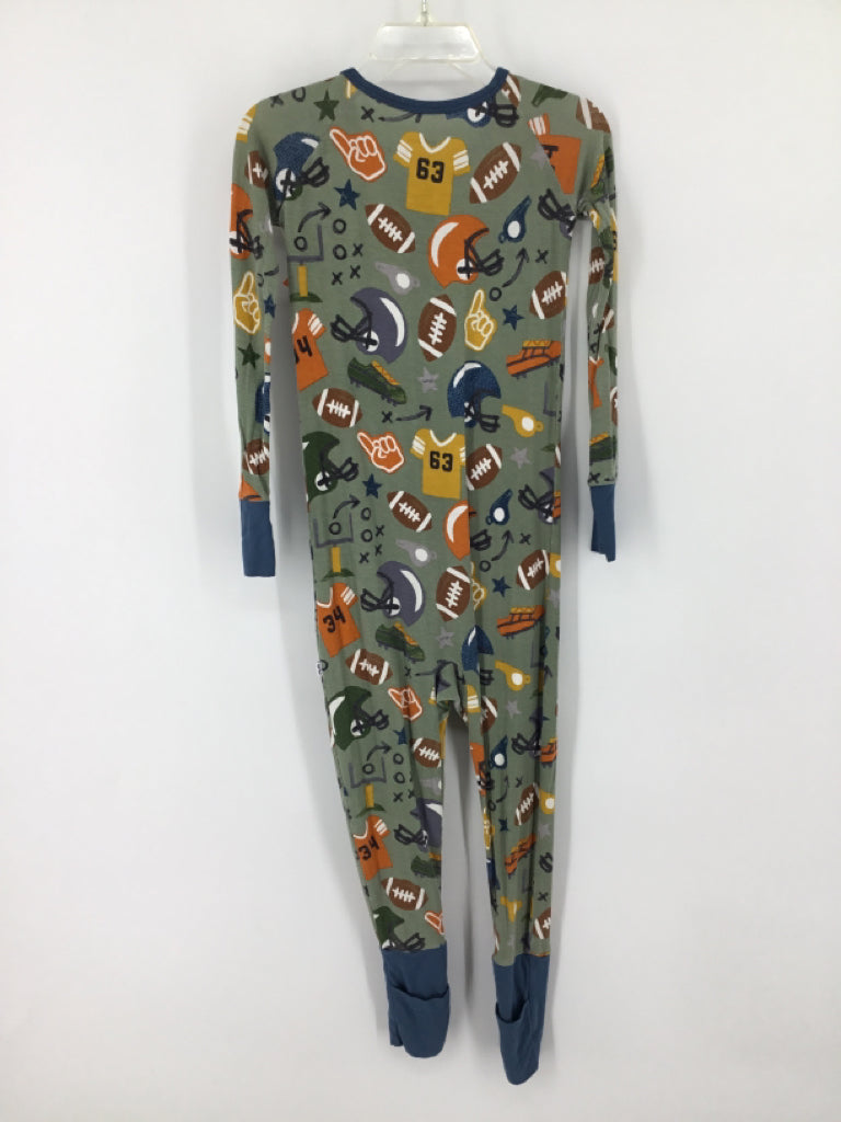 Little Sleepies Child Size 3 Green Sports Pajamas - boys