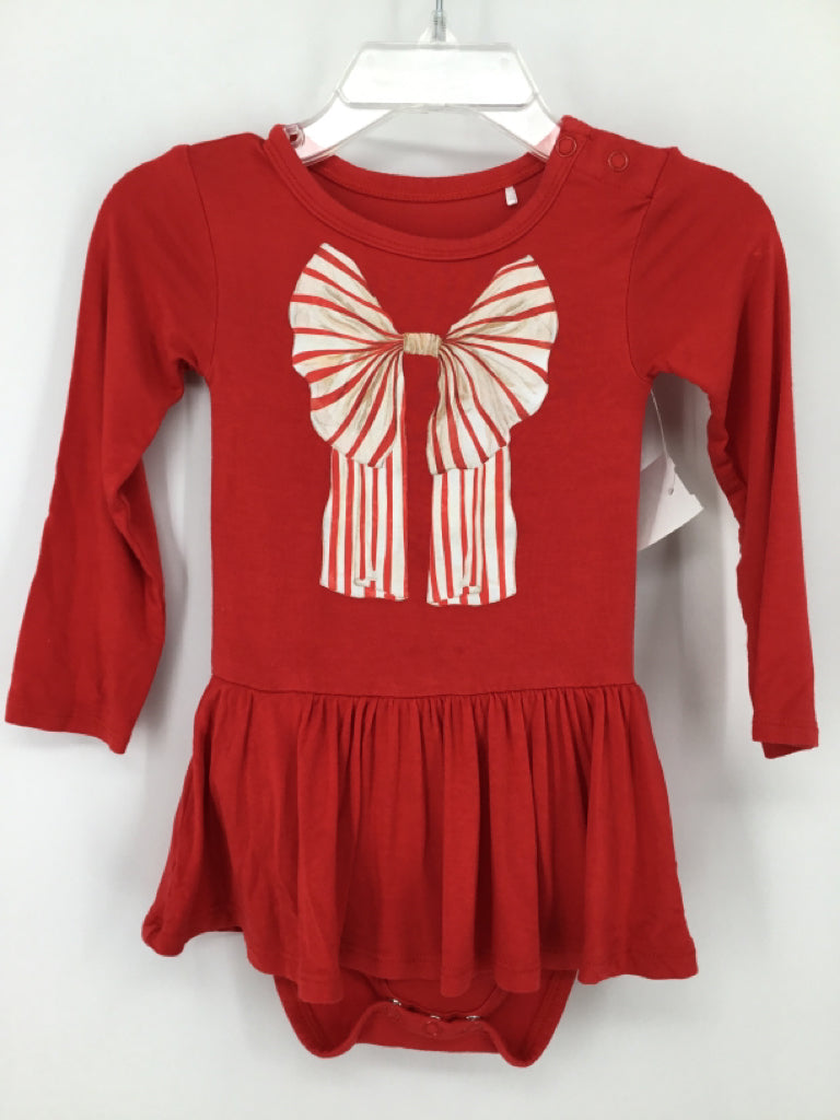 Posh Peanut Child Size 12-18 Months Red Christmas Outfit