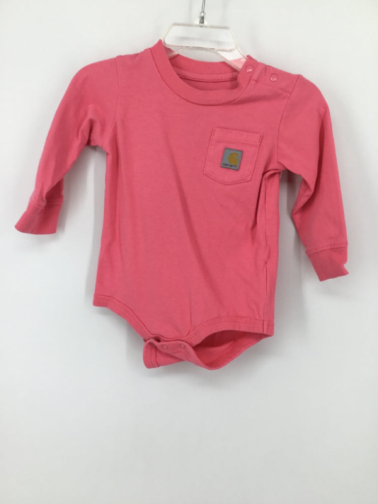 Carhartt Child Size 9 Months Pink Onesie