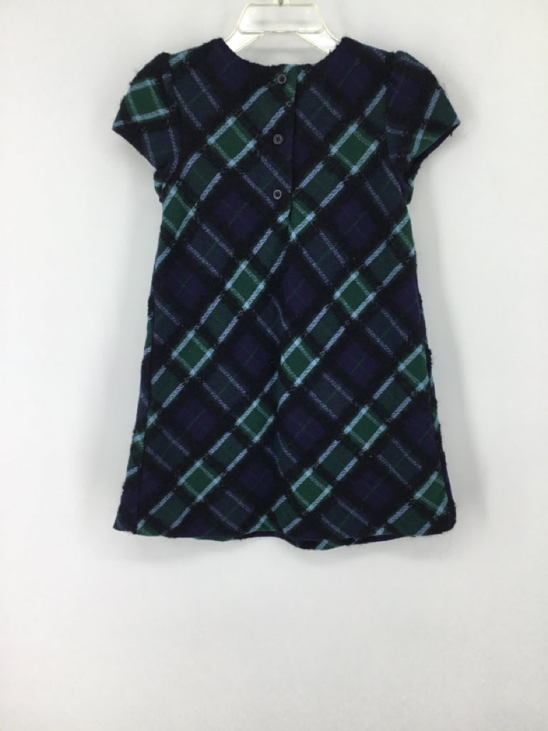 Janie and Jack Child Size 3 Navy Dress - girls