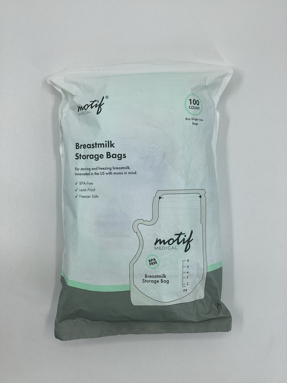 Motif Medical Breastmilk Storage Bags 100 Ct