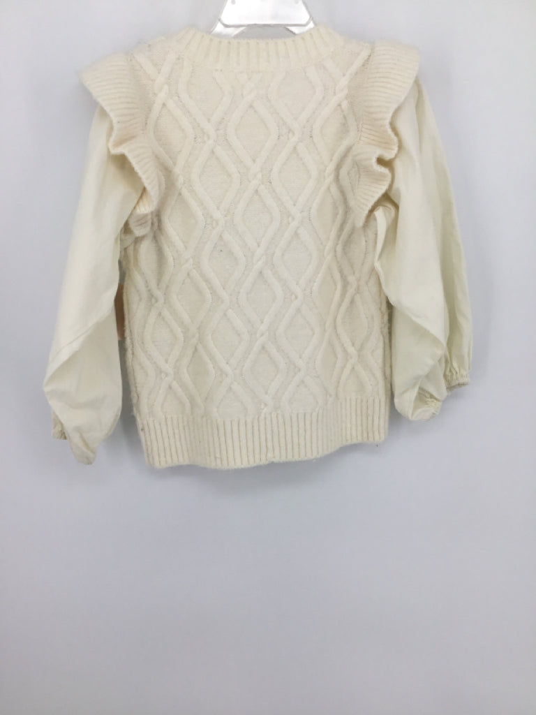 A Loves A Child Size 6 Cream Sweater - girls