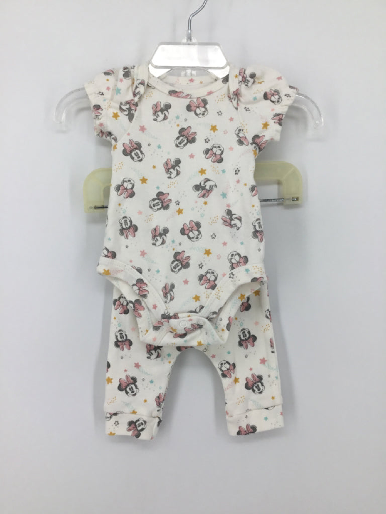 Disney Child Size Newborn White Outfit - girls
