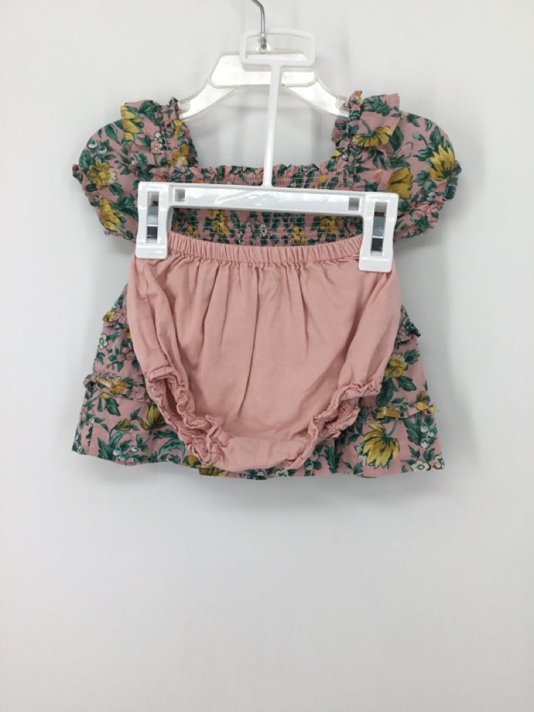Janie and Jack Child Size 6-12 Months Pink Outfit - girls