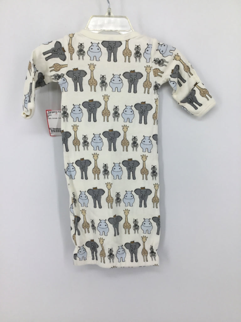 HB Child Size Newborn Cream Sleepers