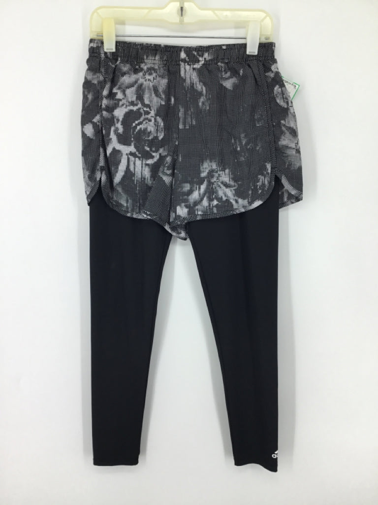 Adidas Child Size 10 Black Pants - girls