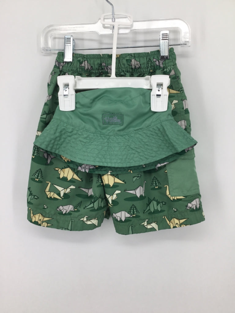 UV Skinz Child Size 4 Green Print Swimwear - boys