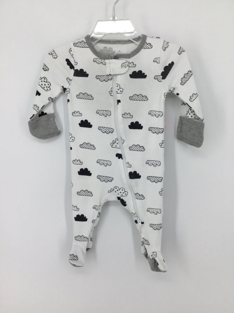 cloud island Child Size 0-3 Months White Sleepers