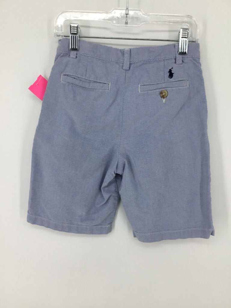 Ralph Lauren Child Size 7 Blue Solid Shorts - boys