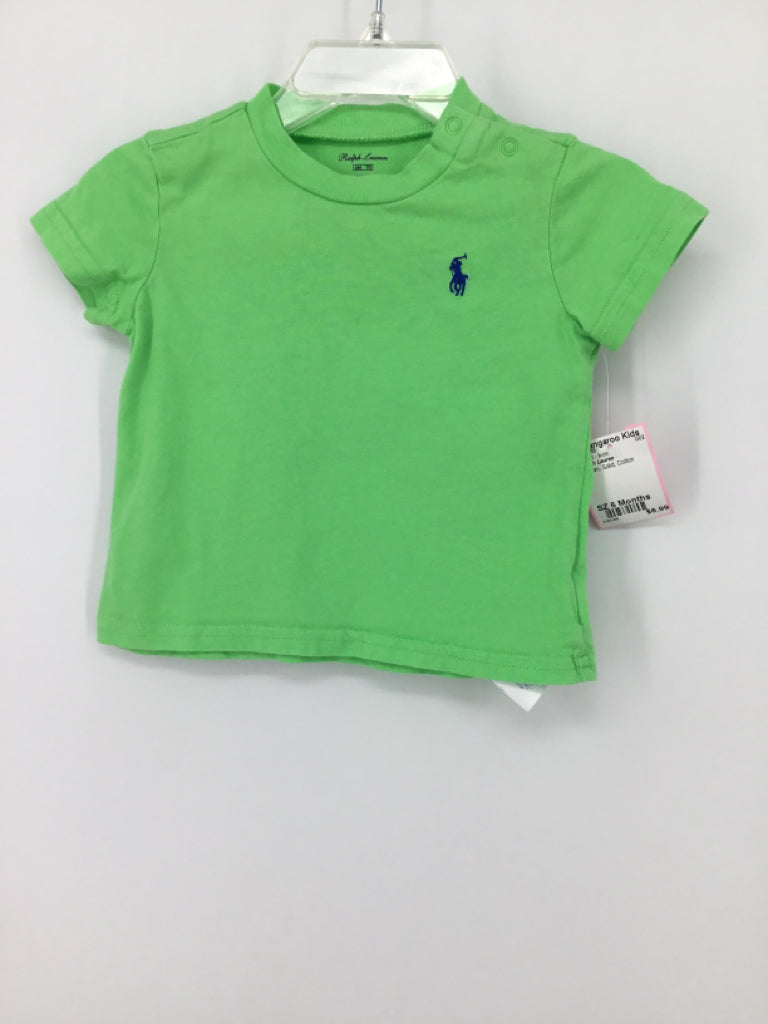 Ralph Lauren Child Size 6 Months Green Solid T-shirt - boys