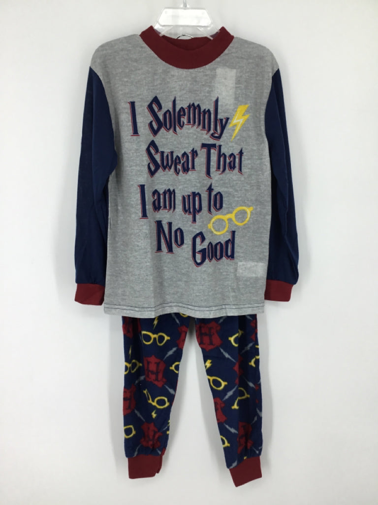 Harry Potter Child Size 5 Navy Character Pajamas - boys