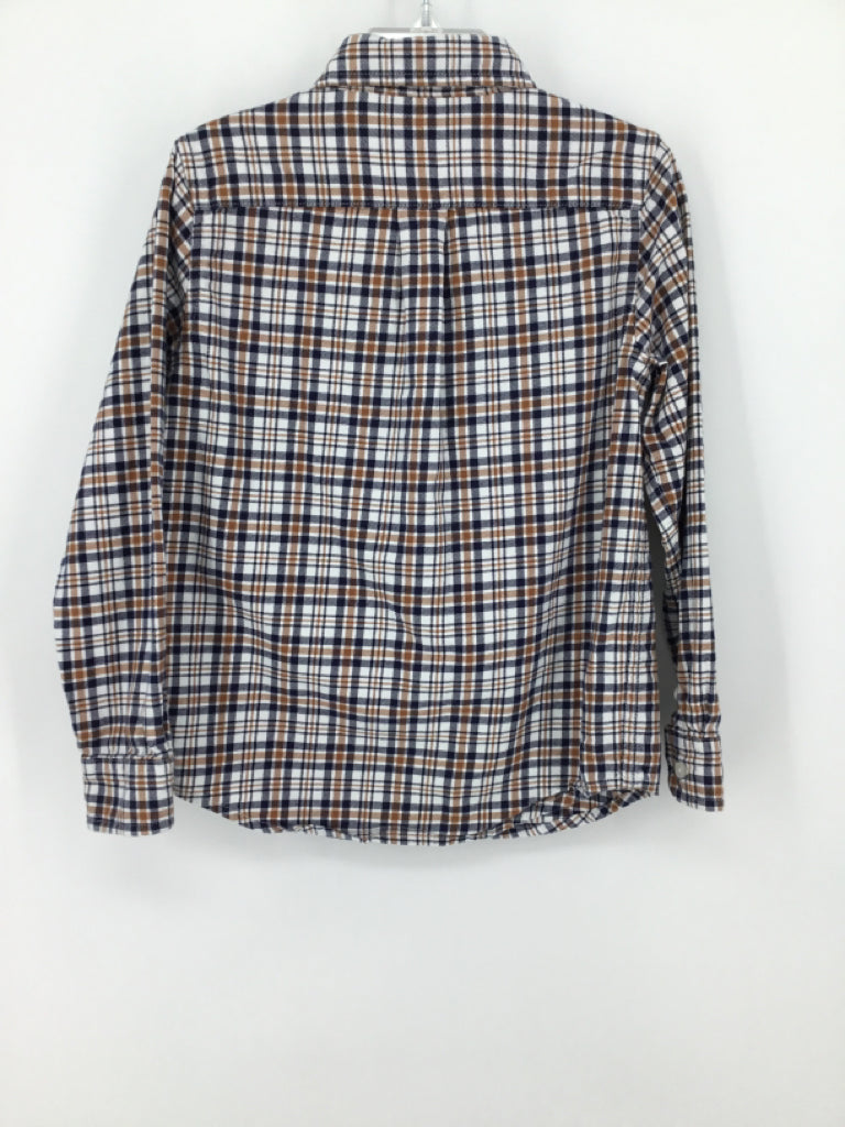 Janie and Jack Child Size 5 Multi-Color Plaid Shirt - boys