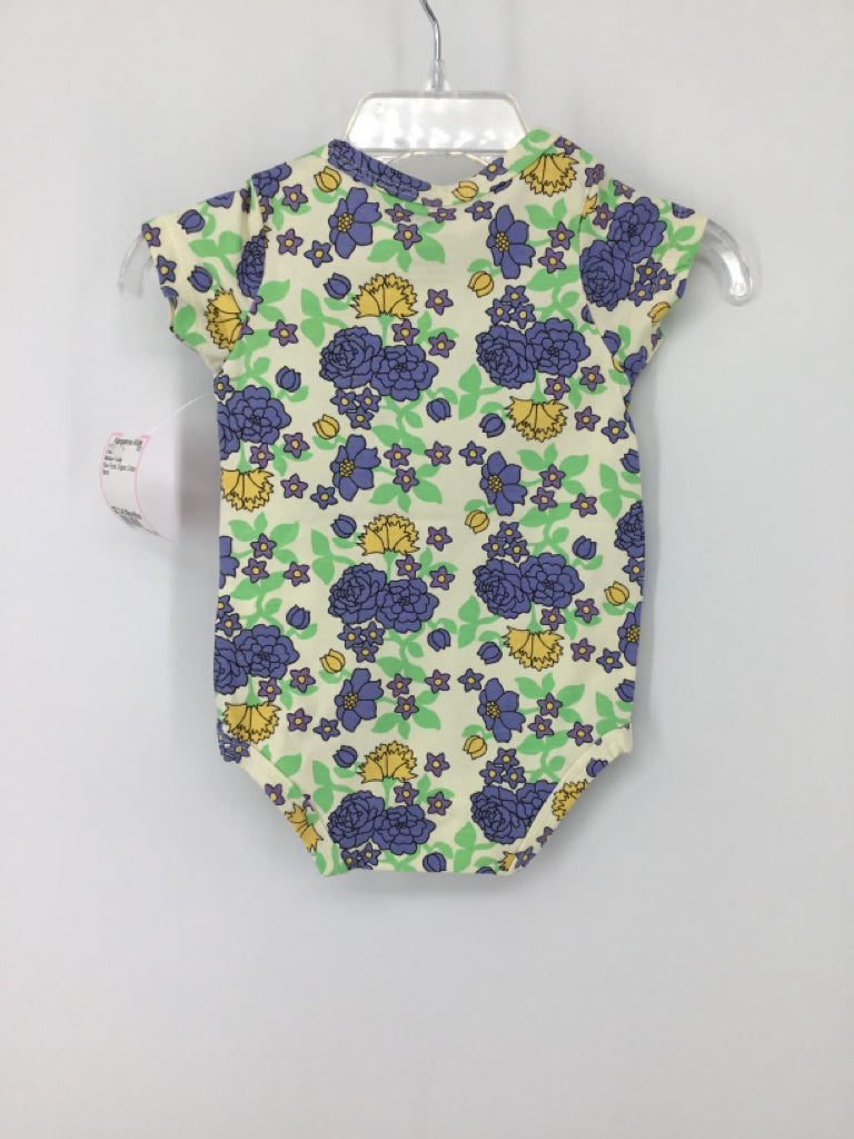 Monica + Andy Child Size 3-6 Months Blue Onesie