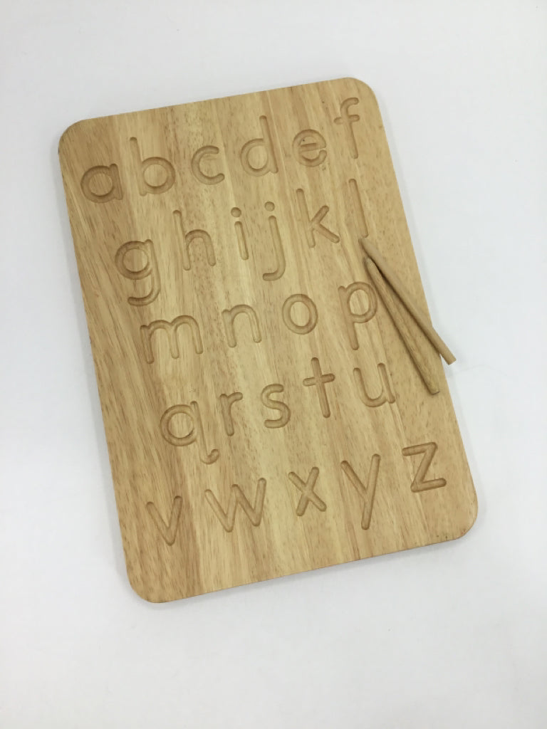 Montessori & Me Wood Alphabet Tracing Board