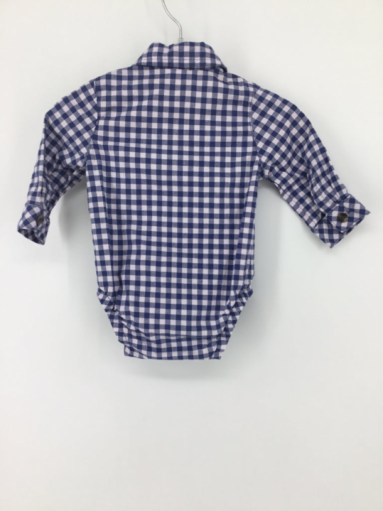 Cat & Jack Child Size 0-3 Months Blue Onesie