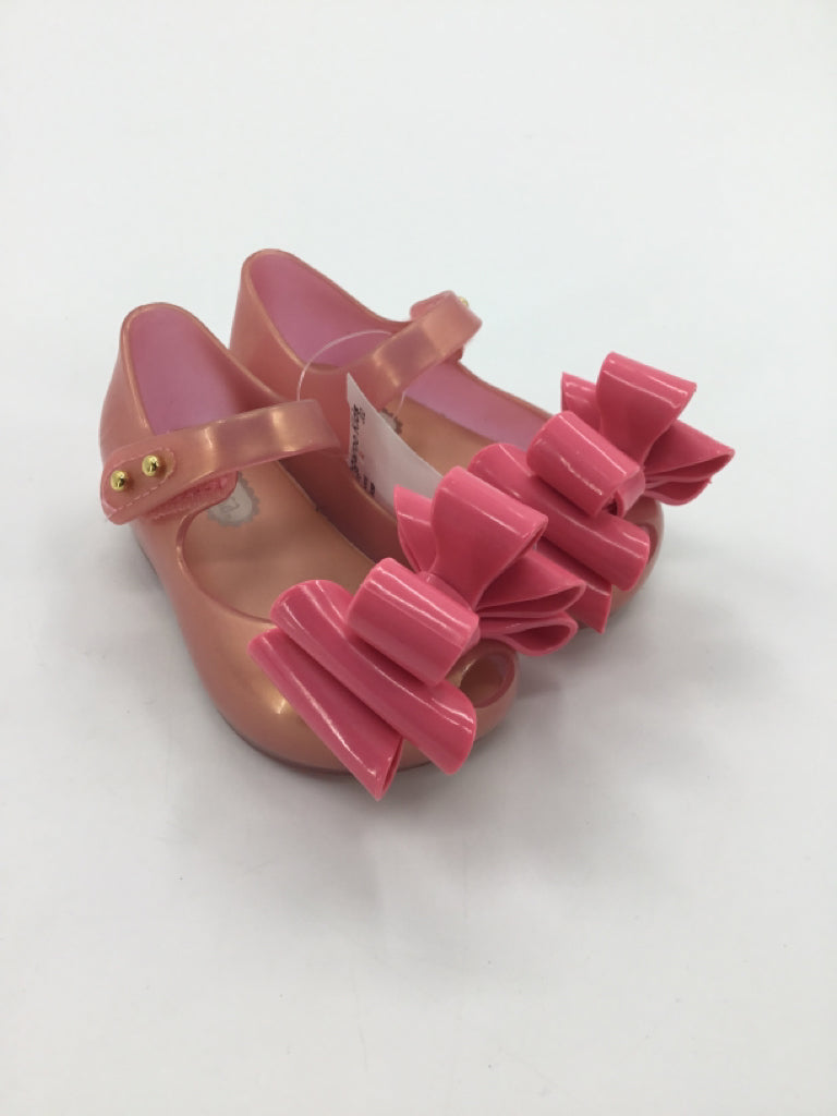 Mini Melissa Child Size 5 Toddler Pink Dress Shoes