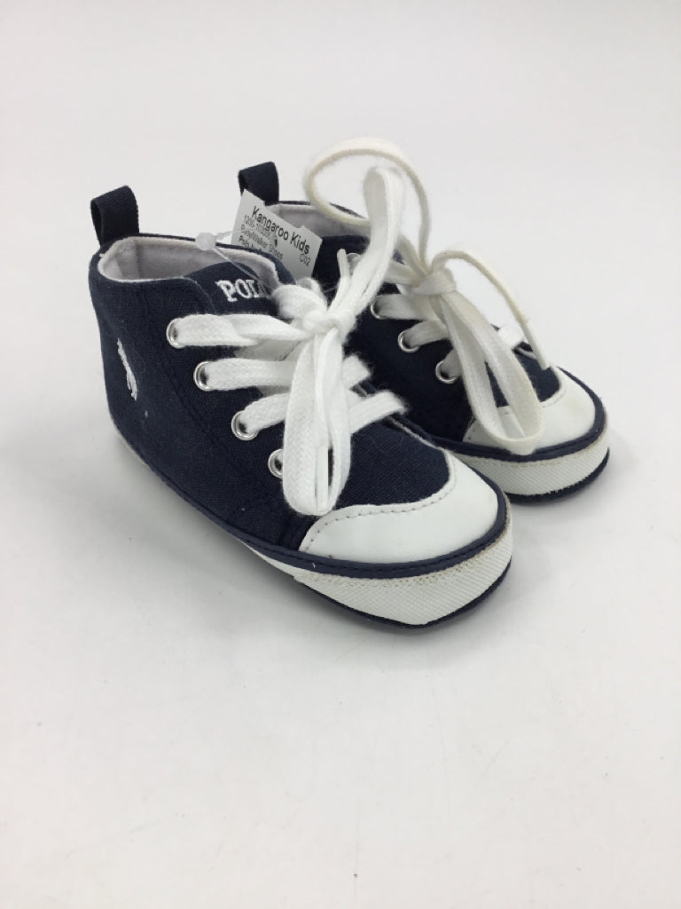Polo by Ralph Lauren Child Size 4 Toddler Navy Baby/Walker Shoes