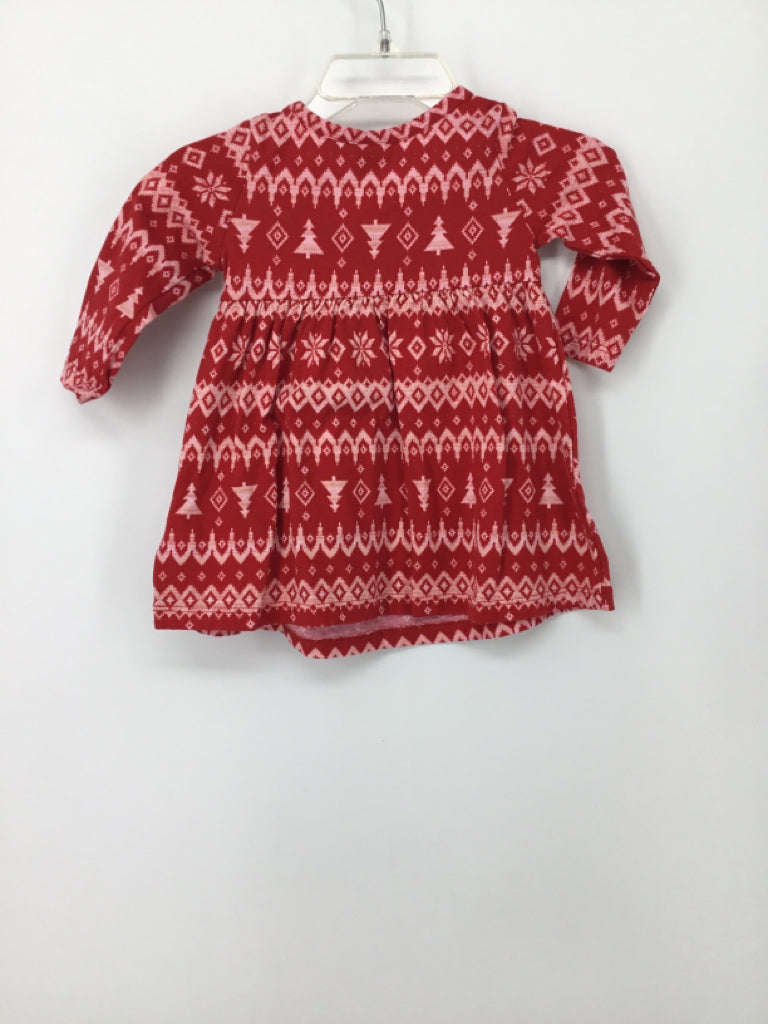 Old Navy Child Size 3-6 Months Red Dress - girls