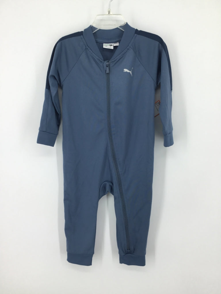 Puma Child Size 18 Months Blue Solid Outfit - boys