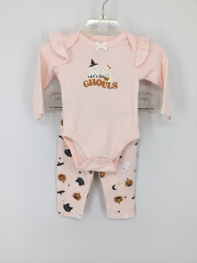 Lila & Jack Child Size 3-6 Months Pink Halloween Outfit