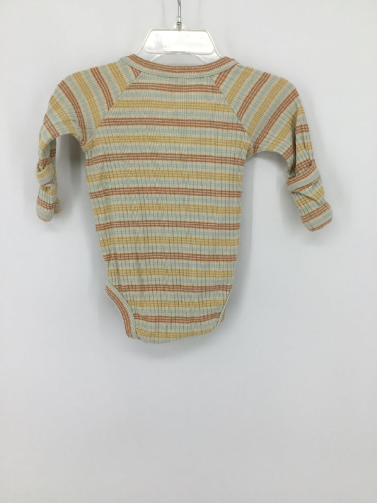 Kate Quinn Organics Child Size 3-6 Months Multi-Color Onesie