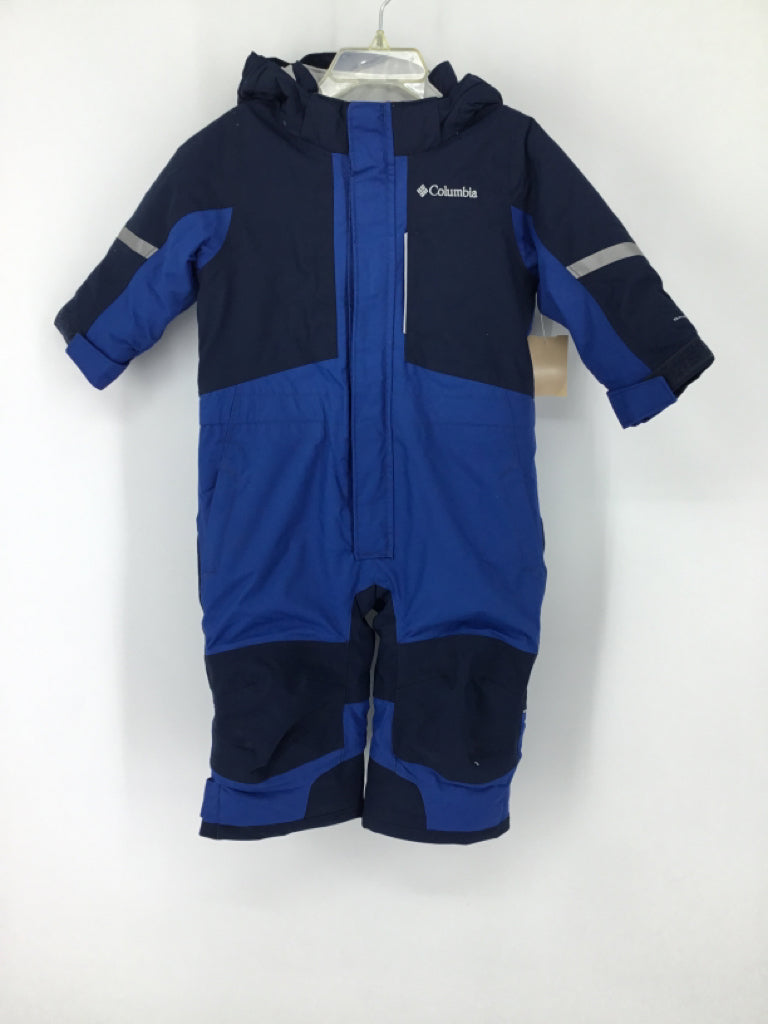 Columbia Child Size 12-18 Months Blue Solid Outerwear - boys