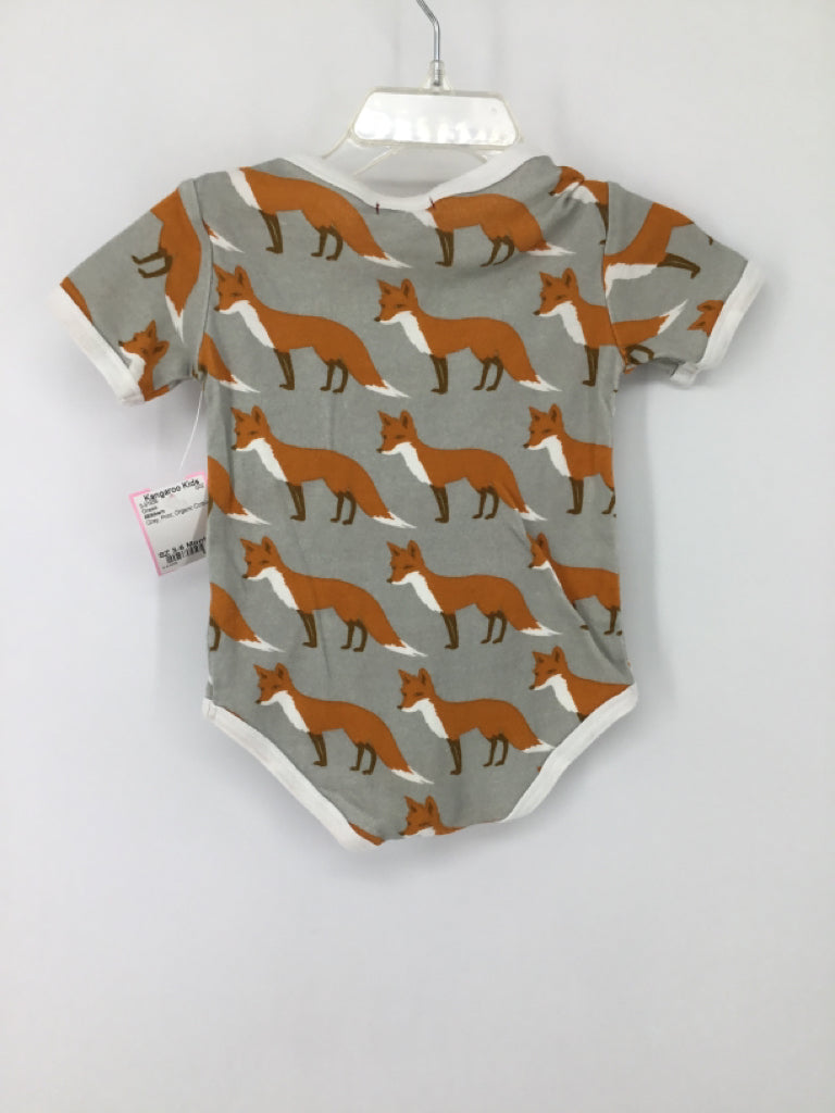 Milkbarn Child Size 3-6 Months Gray Onesie