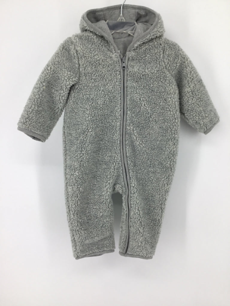 Baby Gap Child Size 6-12 Months Gray Solid Outerwear - boys