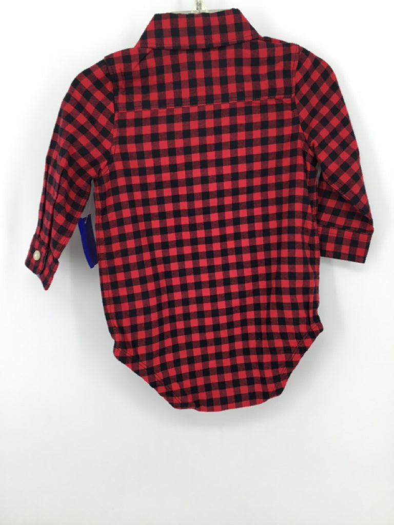 OshKosh B'gosh Child Size 9 Months Red Onesie
