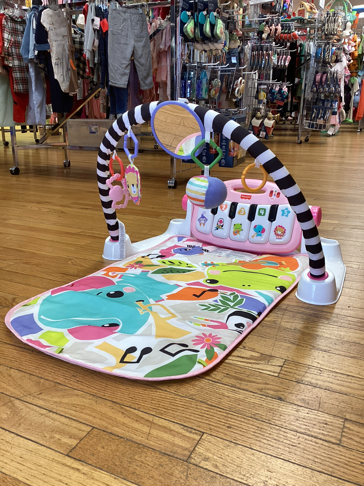 Fisher-Price Glow and Grow Kick Play Piano Gym