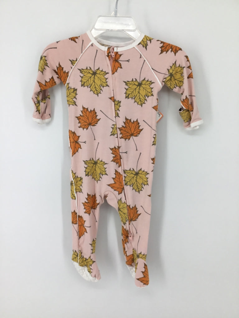 Sweet Bamboo Child Size 0-3 Months Pink Sleepers