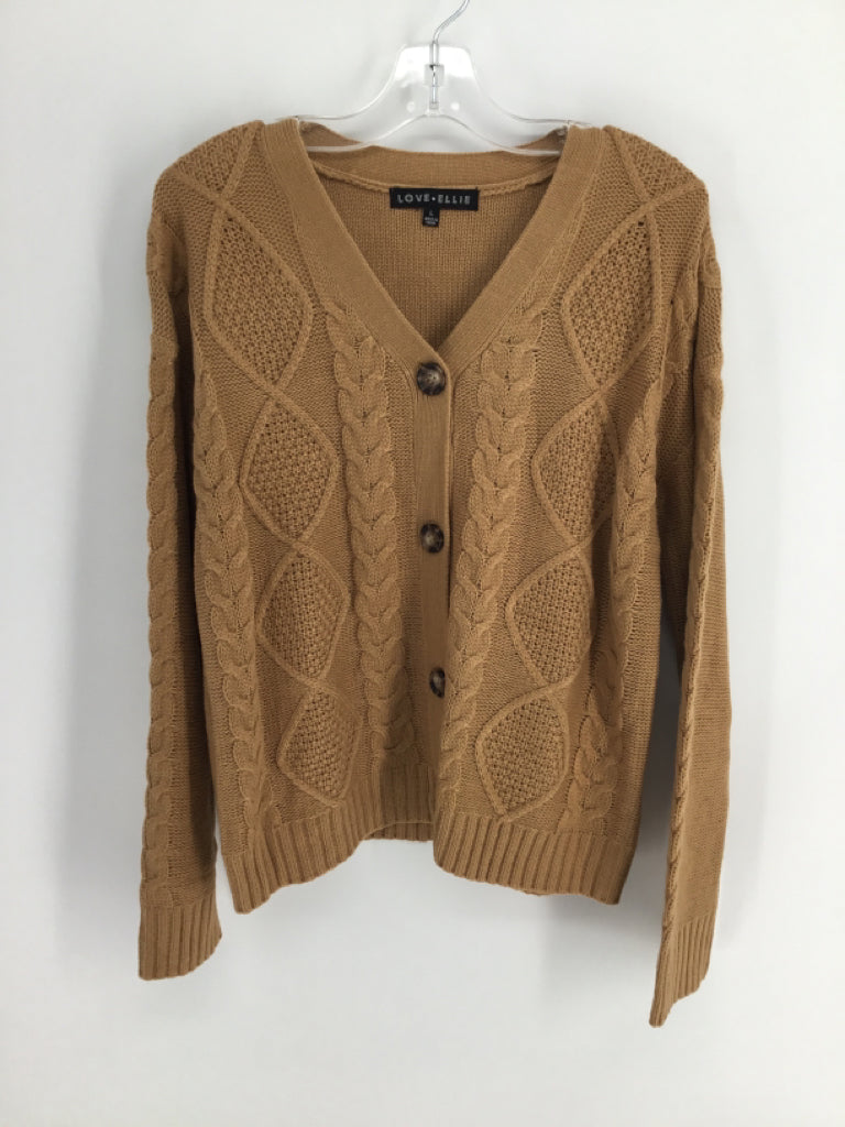 Love Ellie Child Size 12 Tan Sweater - girls