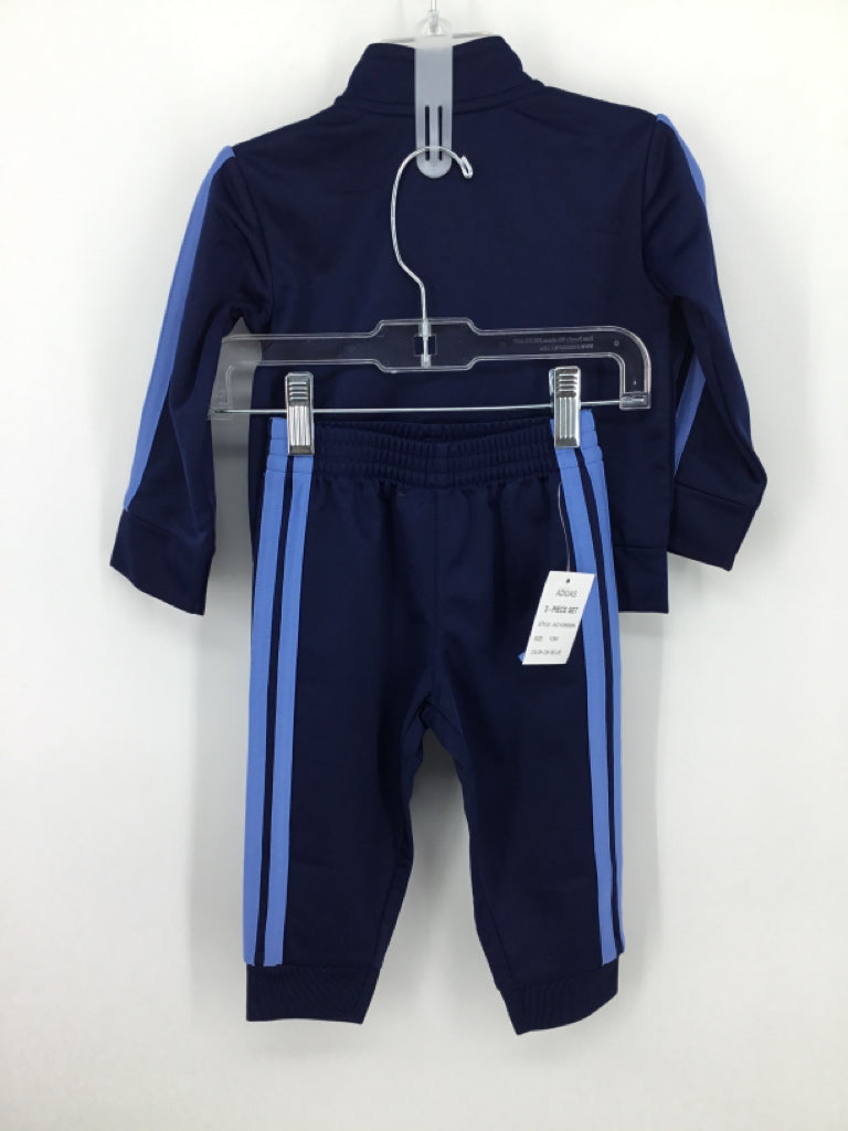 Adidas Child Size 12 Months Blue Solid Outfit - boys