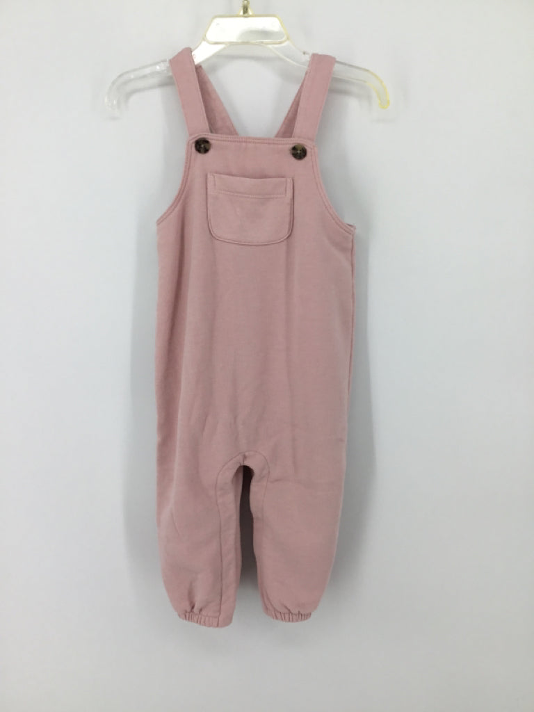 Old Navy Child Size 12-18 Months Pink Overalls - girls