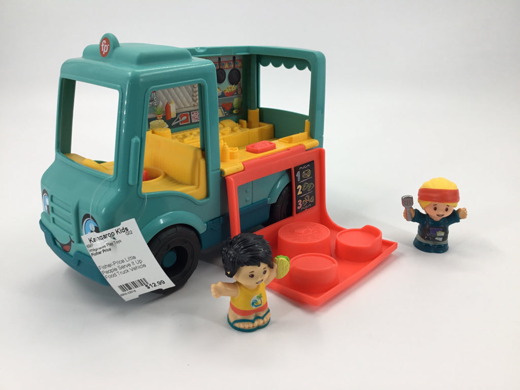 Fisher-Price Little People Serve It Up Food Truck Vehicle