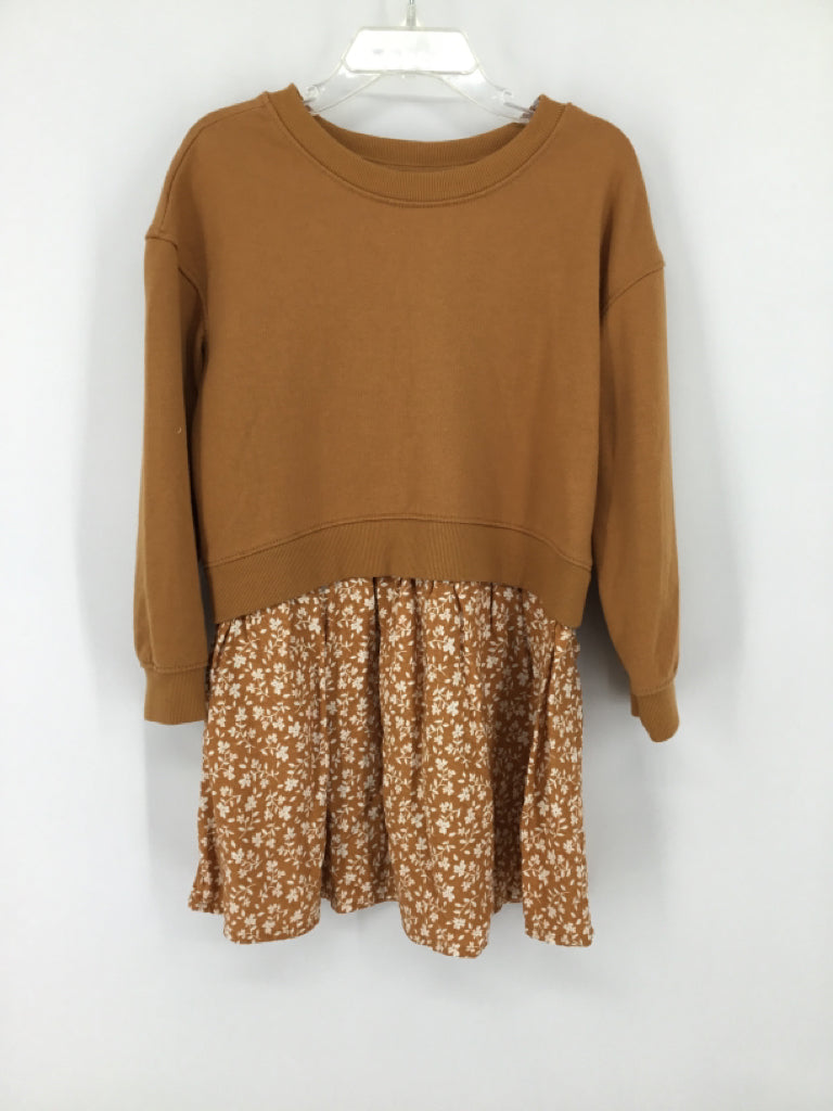 Cat & Jack Child Size 5 Mustard Dress - girls